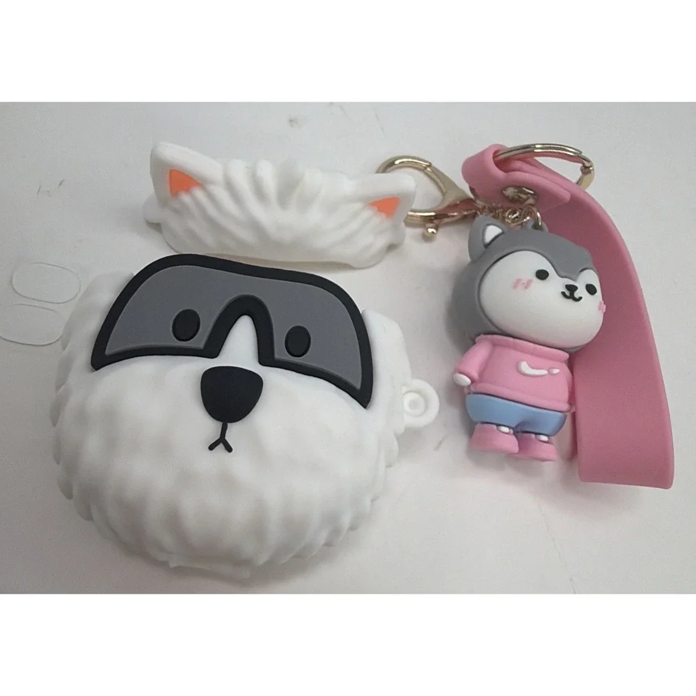 Cute Puppy Case for AirPods 1/2, 3D Kawaii Dog Cover NEW